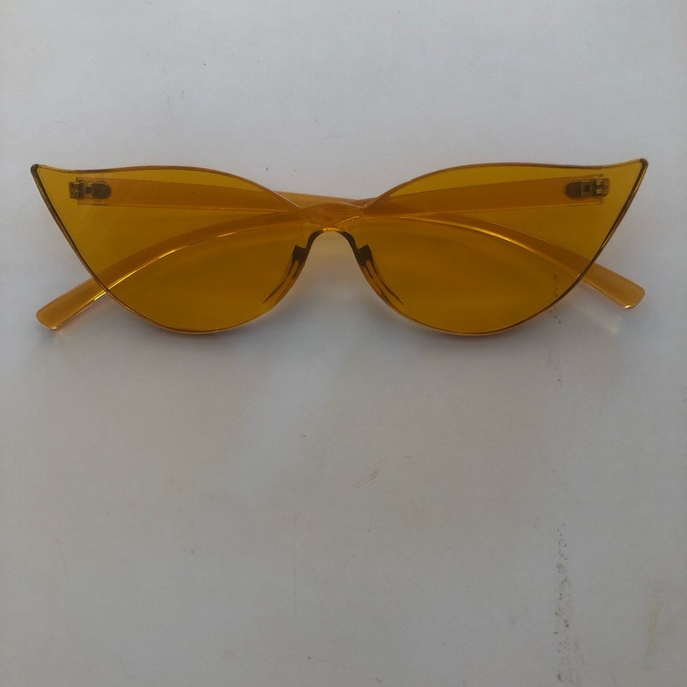 Orange Cat-Eye Sunglasses